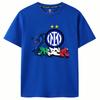 Football T‑shirt Inter 20 Wins Snake Graphic  Bright Blue