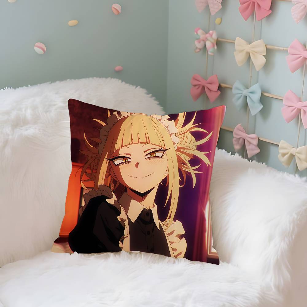 Anime Cute TtogahimikoS Throw Pillow Covers Pattern Cushion Cover Suitable For Sofa Bedroom Car Pillow Cover