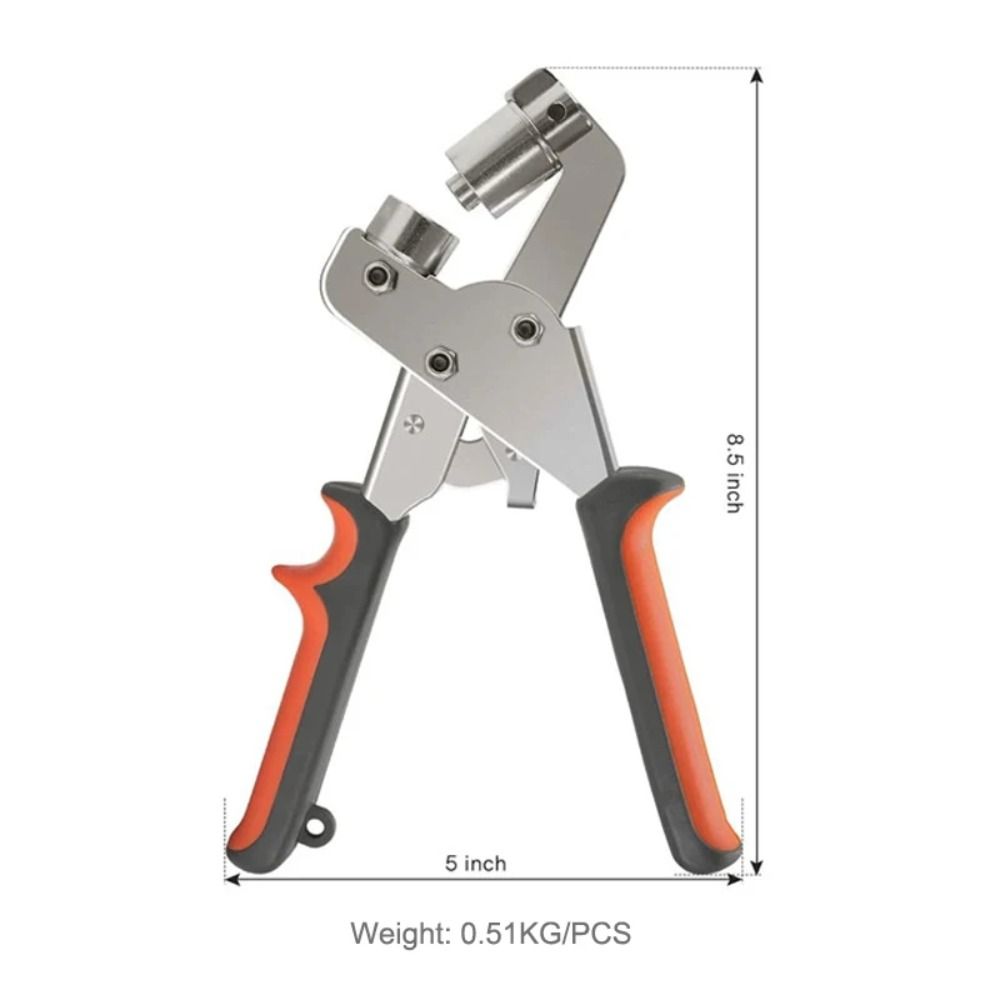 Handheld Installation Eyelets Button Pliers Comfortable Handle Manual Puncher  Hand Tool