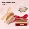 Transparent Bow Present Box Light Luxury Valentine's Day Gift Box Wedding Hand Gift Box