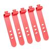 5PCS Reusable Cable Organizer Earphone Clip Charger Cord Management 3 Hole Line Storge Holder Line Bobbin Winder Straps
