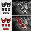 Настоящее твердое углеродное волокно для Chevrolet Corvette C8 2020 2025 2025 2025 Наклейка на кнопку переключения передач центральной консоли автомобиля Аксессуары