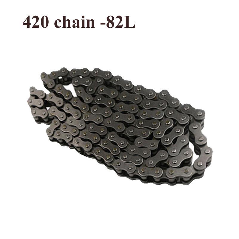 420-82L 88L 96L108L110L chain is suitable for ATV off-road motorcycle modification, universal thick chain 420 reinforced chain r
