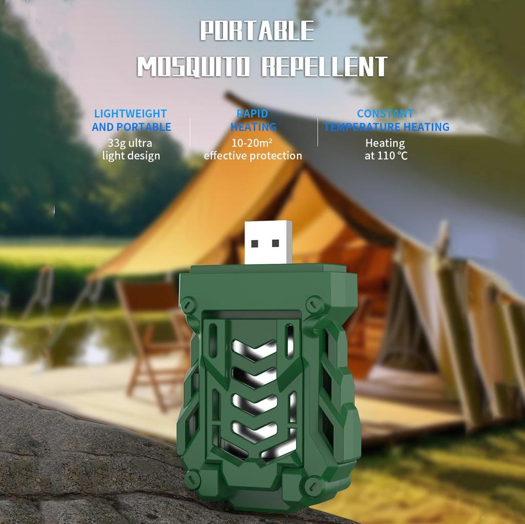 Electric USB Mosquito Repellent Heater Anti Mosquito Repellent Pest Repellent Bug for Traveling Fishing Camping ARI