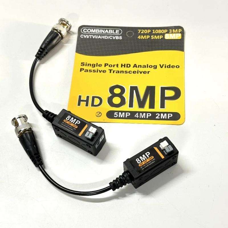 Professional BNC To Networking Cable Converter Supports 8MP Video With Strong Interferences proof