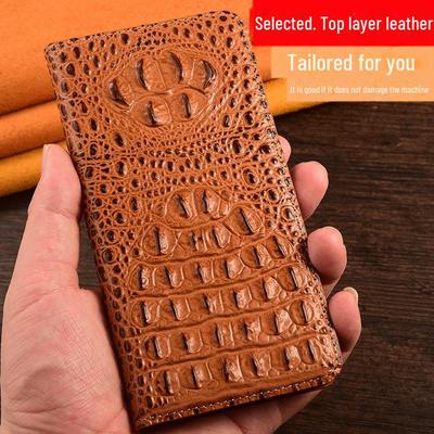 Чехол-книжка из натуральной кожи для мобильного телефона ZTE Nubia Z70Ultra/Z60S Pro/Z40Pro