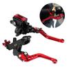 4-Color Universal Motorcycle Master Cylinder Fuel Tank Lever Brake Clutch Lever