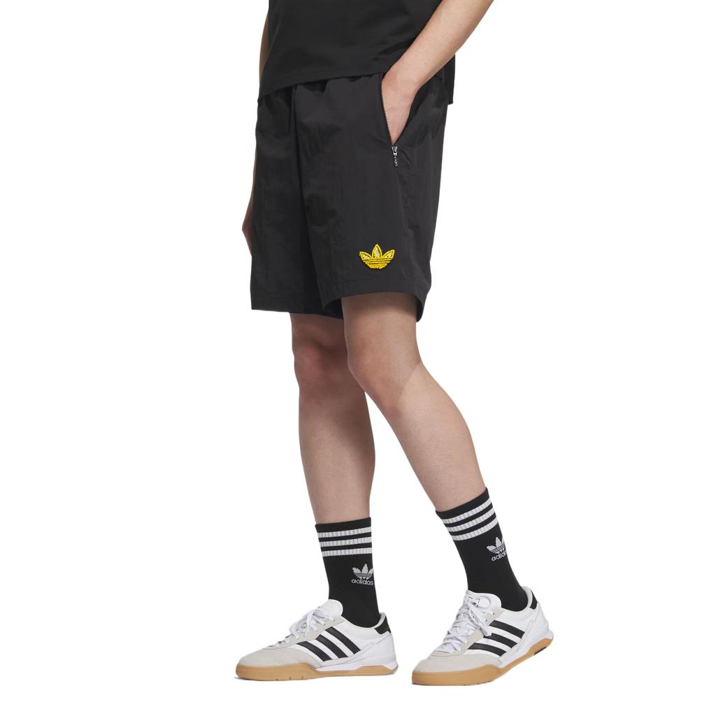 adidas Originals Трилистник Значок Удобные Универсальные Модные Мягкие Однотонные Повседневные Шорты Мужские шорты Черный KE5795