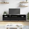 VidaXL TV Cabinet Black 150x30x44.5 Cm Engineered Wood 831261