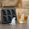 3D Animal Ice Molds 6 Holes Ice Cube Tray Mold Animal Shape Ice Mold Ice Ball Maker Kitchen Bar Utensils Tool Accessories