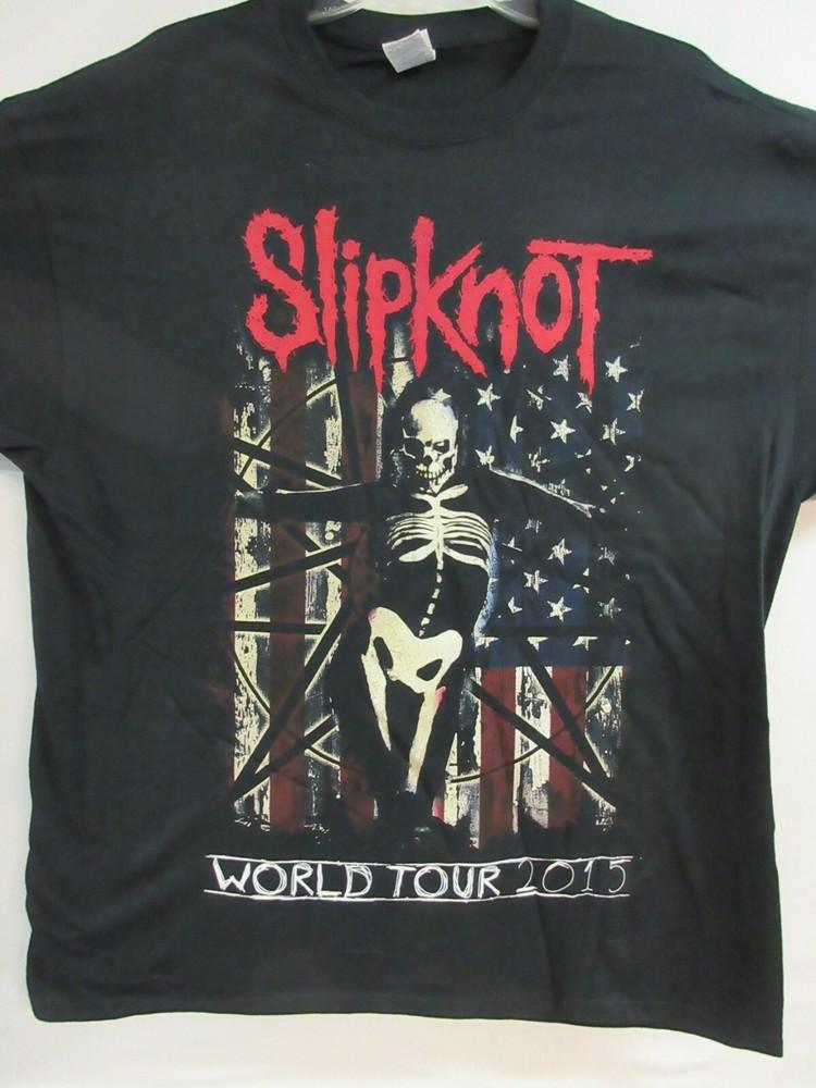 SLIPKNOT OFFICIAL MERCH WORLD TOUR 2015 BAND CONCERT MUSIC MEDIUM Unisex T-Shirt