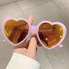 Vintage Oversized Cute Love Heart Sunglasses Women Fashion Trendy Luxury Brand Designer Popular Sun Glasses Sexy Punk Shades