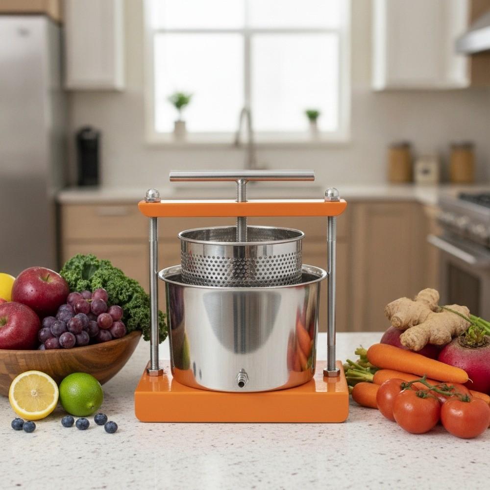 With Drip Basin Manual Juicer Fine Filter Mesh Honey Press Machine  Dumpling Filling