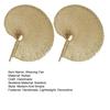 1/2Pcs Handmade Weaving Fan Chinese Style Natural Bamboo Raffia Hand Fan Woven Palm Leaf Summer Cooling Handheld Fan Wedding Party Decoration