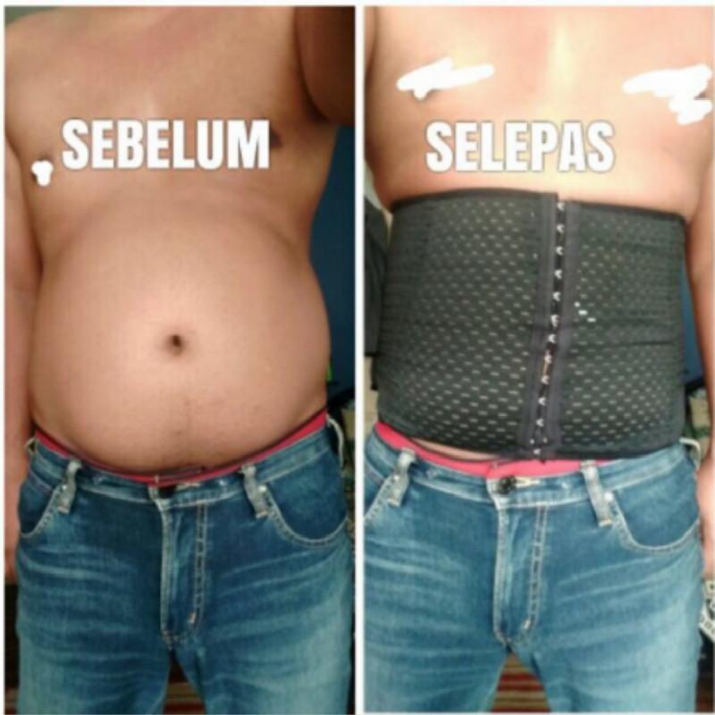 Men Body Shaper Slimming Belt Waist Trainer Sauna Swat Belt Workout Corsets Modeling Straps Sport Girdle Fitness Fat Burning Trimmer Shapewear