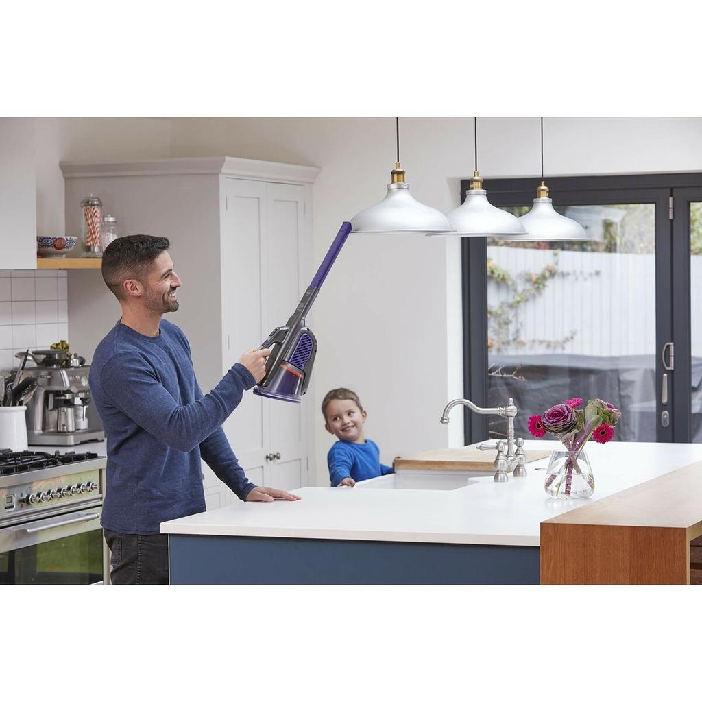 Black+Decker bhhv520bfp handheld vacuum cleaner 18V Black/Purple
