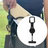 Выдвижной страховочный шнурок для телефона с клипсой для ремня 60 см стальной трос зажим для телефона для защиты от кражи и использования без рук универсальный аксессуар для телефона для приключений на открытом воздухе