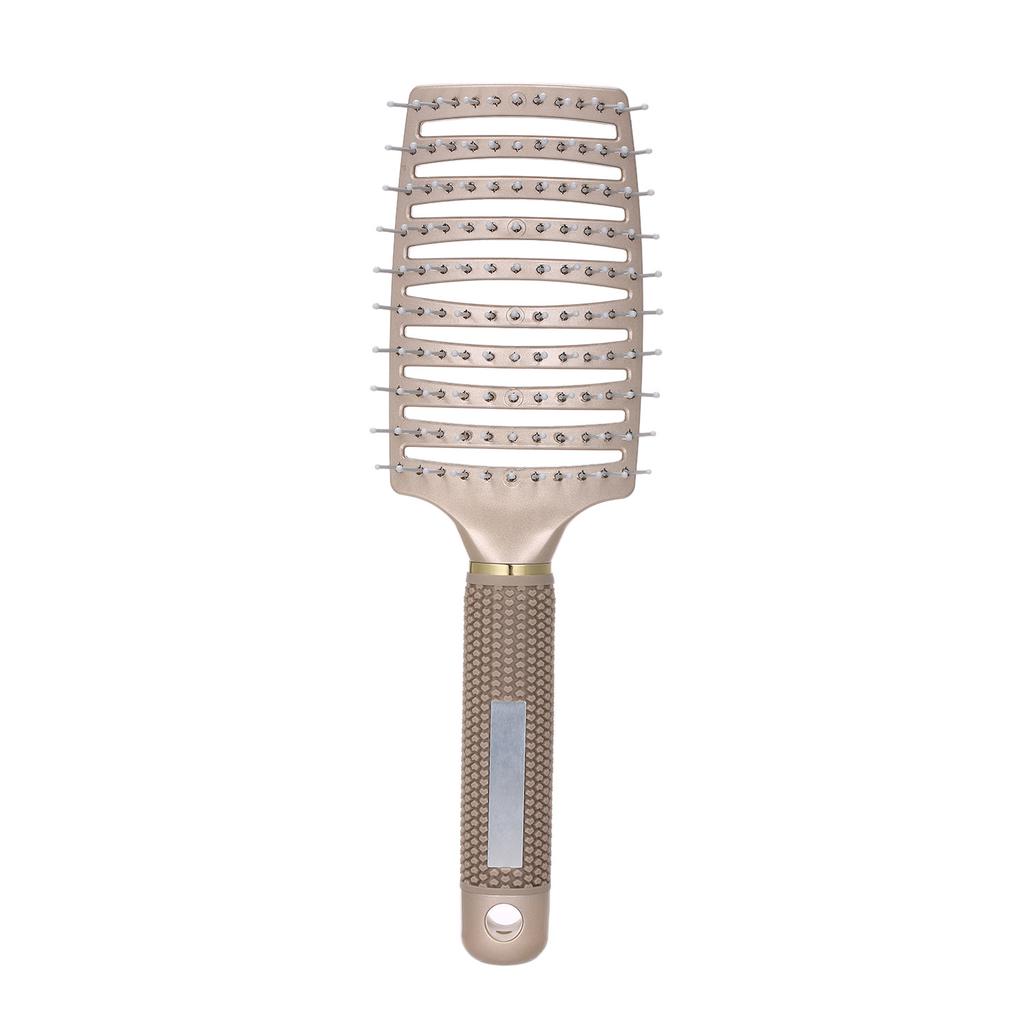 Модная изогнутая вентиляционная щетка для сушки феном, распутывающая расческа для волос, волнистая щетка для коротких волос