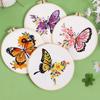 Handmade Cross Stitch Kit DIY Crafts Sewing Accessories Ornament Flower Embroidery  Home Decoration