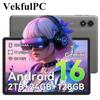 Планшет VekfulPC T50 Android 16 Gemini Ai 2.0 11 дюймов Комплект 24 ГБ ОЗУ 128 ГБ ПЗУ (2 ТБ ТФ) Дисплей 90 Гц 8000 мАч 5G WiFi