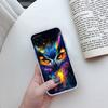 RP13 Cartoon Art Owl Transparent Phone Case for Motorola Moto Edge 20 30 40 50 S30 Fusion Ultra Pro Neo Lite + G200 G23