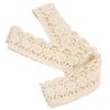 Lace Ribbon Retro Style Durable 2.5cm Wide Pure Cotton Thread Lace Design for Clothes Shoes Hats Bags