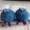 Брелок-подвеска Yousheng Плюшевый Мультяшный Форма Черники Декоративный Брелок с Шнурком Для Рюкзаков Сумок Машин Кошельков