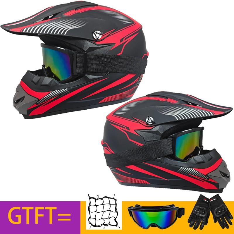 Full Face Off-Road Helmet Electric Bike Mountain Downhill Youth ATV