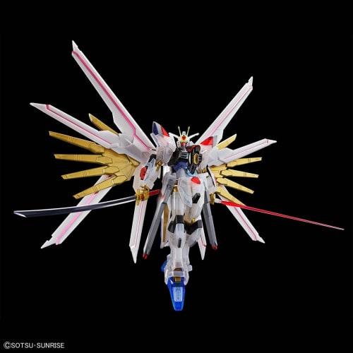 BANDAI SPIRITS Mobile Suit Gundam SEED FREEDOM HG 1/144 Mighty Strike Freedom Gundam Clear Color ZGMF/A-262PD-P Gundam Base Exclusive / MIGHTY STRIKE