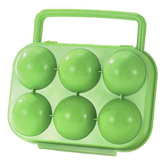 Ящик для яиц с 6 сетками и ручкой, большой емкости, ударопрочный, компактный, портативный, для хранения яиц