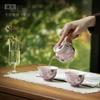 Pastel hand-painted teapot creative peony ceramic bubble teapot high-end women's special kung fu tea set single pot gift box