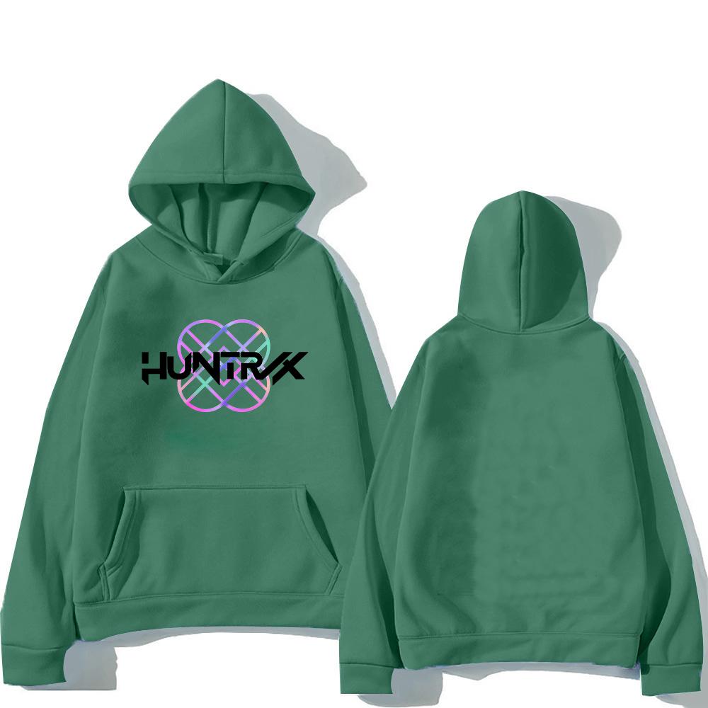 Худи Huntrix Girl 2025 Фильм Охотники на демонов Модные Худи для мужчин/женщин Харадзюку Зимняя одежда Пуловер Толстовка Винтаж