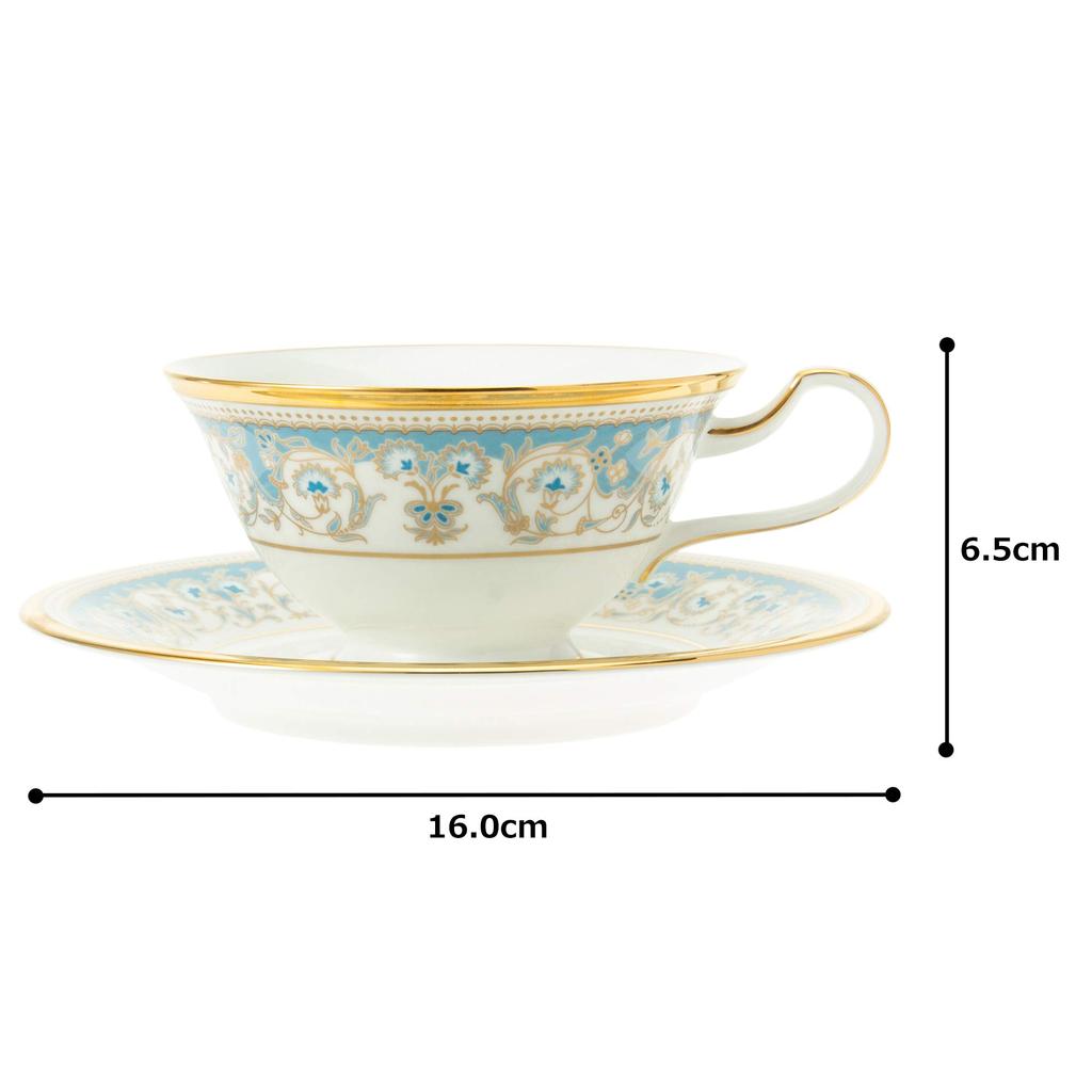 Noritake Cup Saucer 220cc Armando Bone China & (Coffee Tea) Y59587/H-469