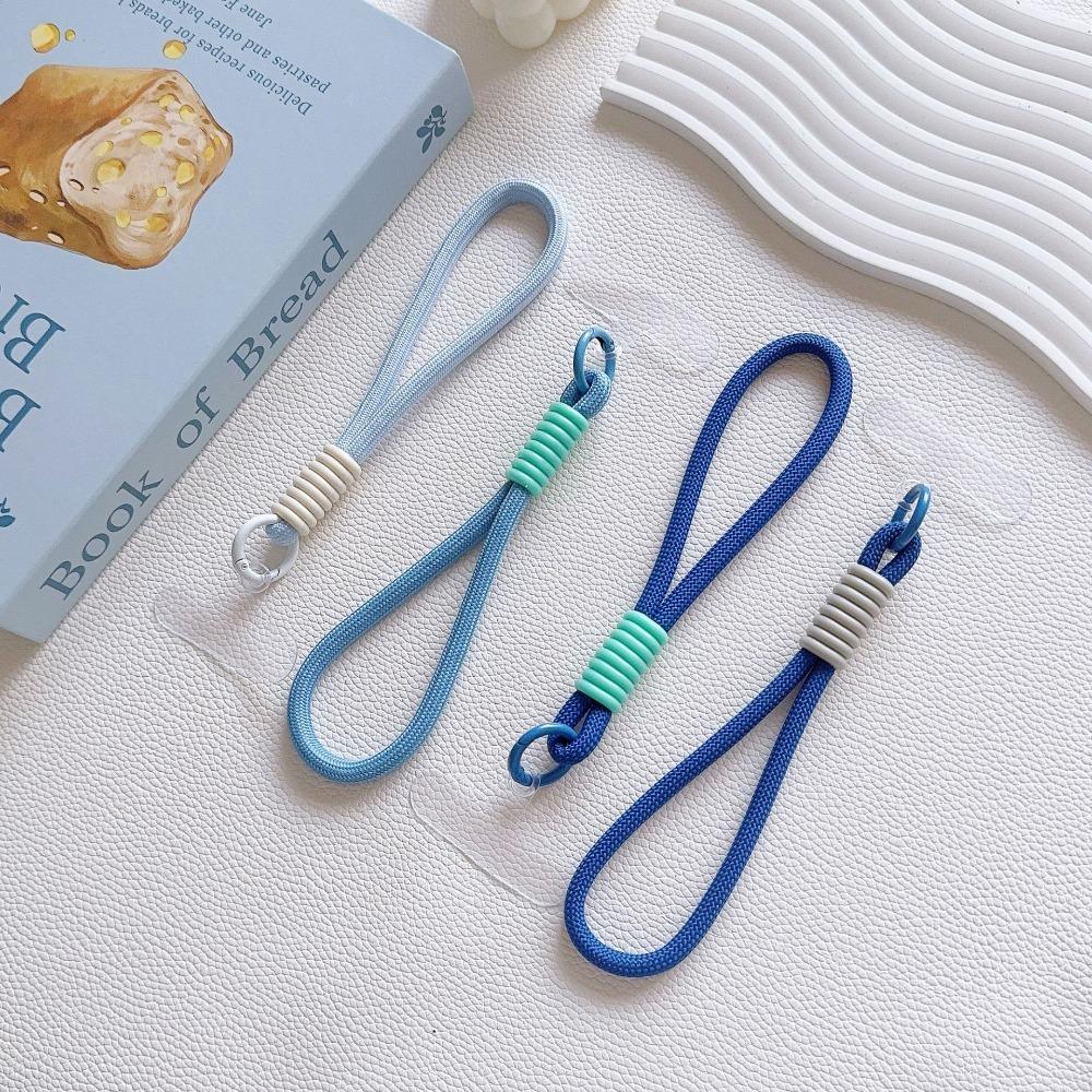 Universal Mobile Phone Lanyard Strap Detachable Anti Fall Hanging Chain Ring Cord with Patch Short Rope Cell Phone Rope