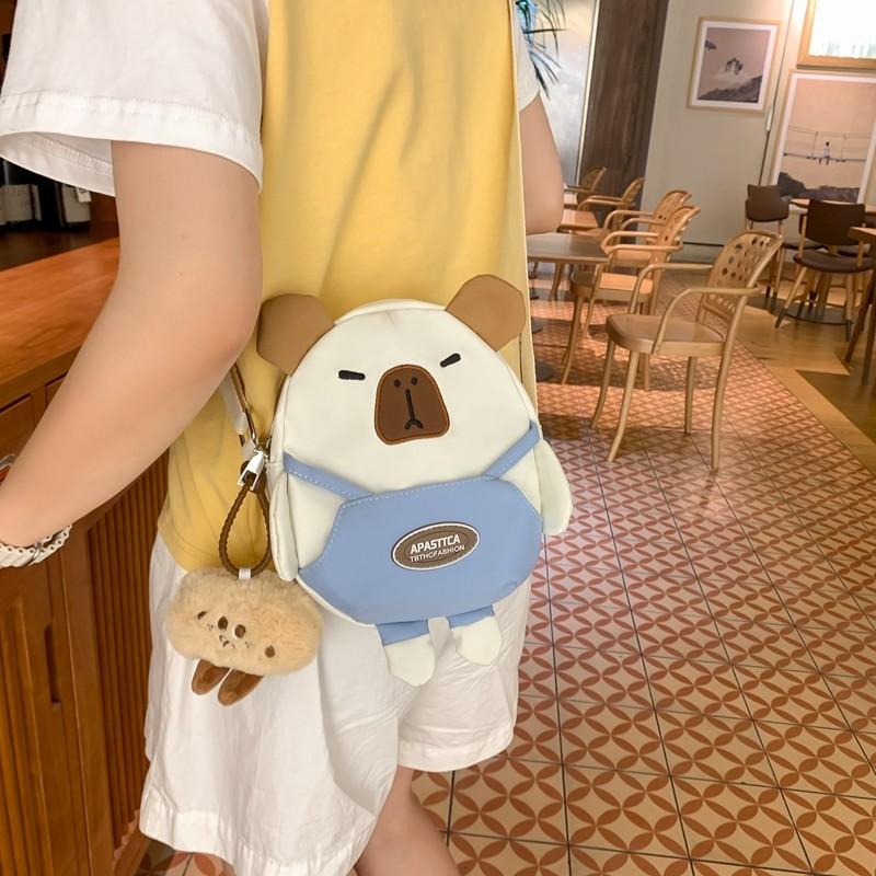 Детская сумка женская сумка через плечо мультяшный студент медведь сумка через плечо
