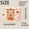 Creative Capybara Cosmetic Pouch Portable Cute Cosmetic Handbag Women's Cosmetic Bag  Easy To Carry