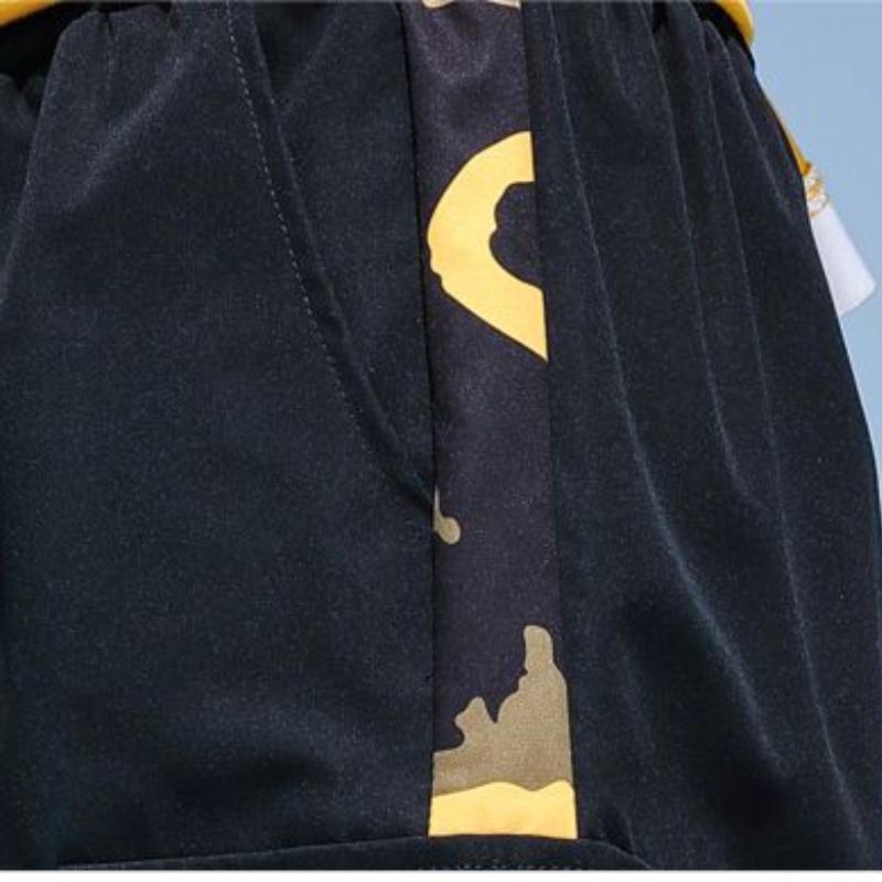 Шорты, мужские летние универсальные брюки с пятью точками на шнурке, свободные прямые комбинезоны, молодежные шорты