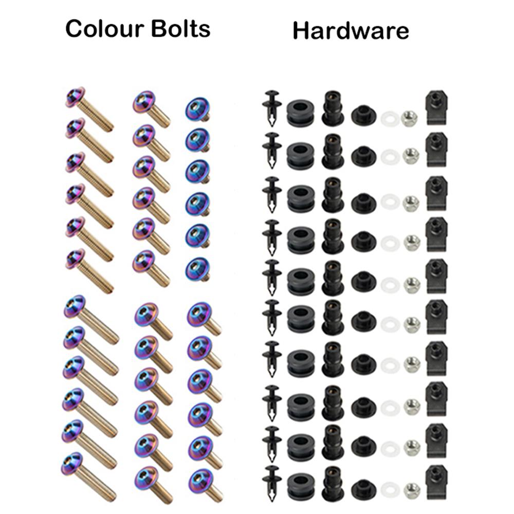 For Honda CBR600 F4 F4i 1999-2007 Motorcycle Parts Bolt Kit Fastener Clips Screw Fairing Screw Full Fairing Kits