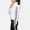 adidas Спортивная флисовая куртка с капюшоном с принтом, женские куртки белого цвета GG0764