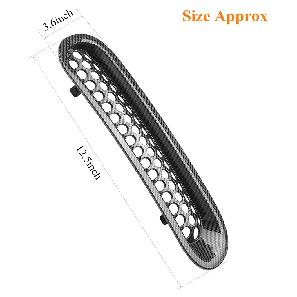 Вставка в переднюю решетку, сетчатая накладка на гоночную решетку с пряжкой для Jeep Wrangler JK 2007-2017, автомобильные аксессуары, АБС-пластик, карбон