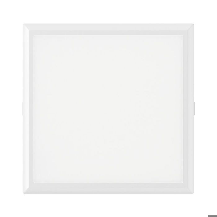 Plafonnier LED blanc encastrable ou saillie 20W 3-en-1 carré