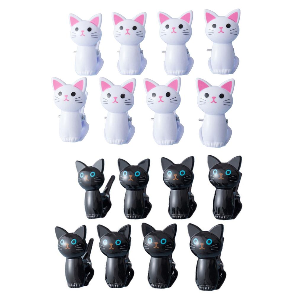 Удобный белый/черный зажим для хранения книг, многоцелевой зажим для блокнотов, удобные белые/черные зажимы для организации стола