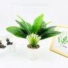 Epipremnum Aureum Simulated And Dasheen Leaves Potted Artificial Ornaments Plant