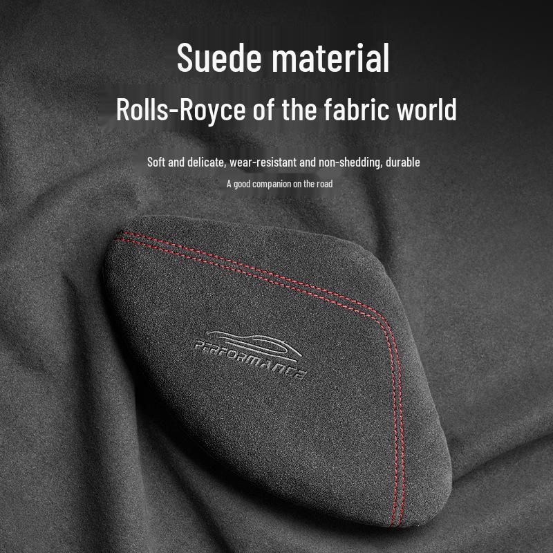 Car Essential: Alcantara Knee Support Cushion for Long-Distance Driving