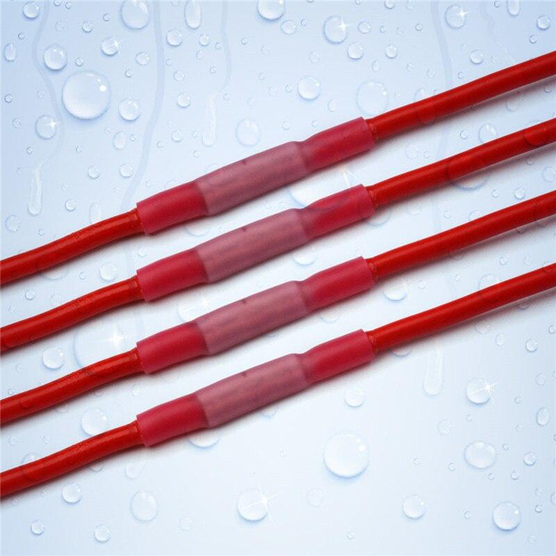 20/50 шт. термоусадочных соединителей изолированные водонепроницаемые обжимные клеммы герметичные стыковые электрические соединители для проводов 22-18 AWG