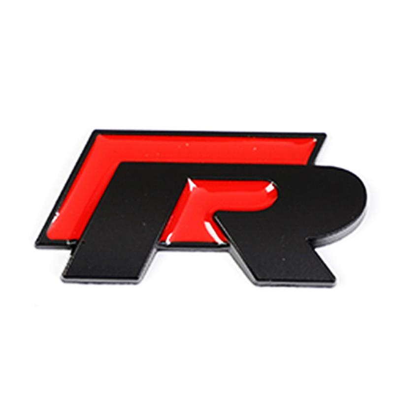 JPO1 3D Metal Car Grilles Emblem Auto Trunk Fender Mark Label Stickers For VW GTI Polo Golf Passat Tiguan Arteon Touareg CC Taigo GTE