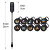 Светодиодный проектор USB Светодиодный проектор USB Светодиодная проекционная лампа с морской жизнью Светодиодный проектор с 10 узорами
