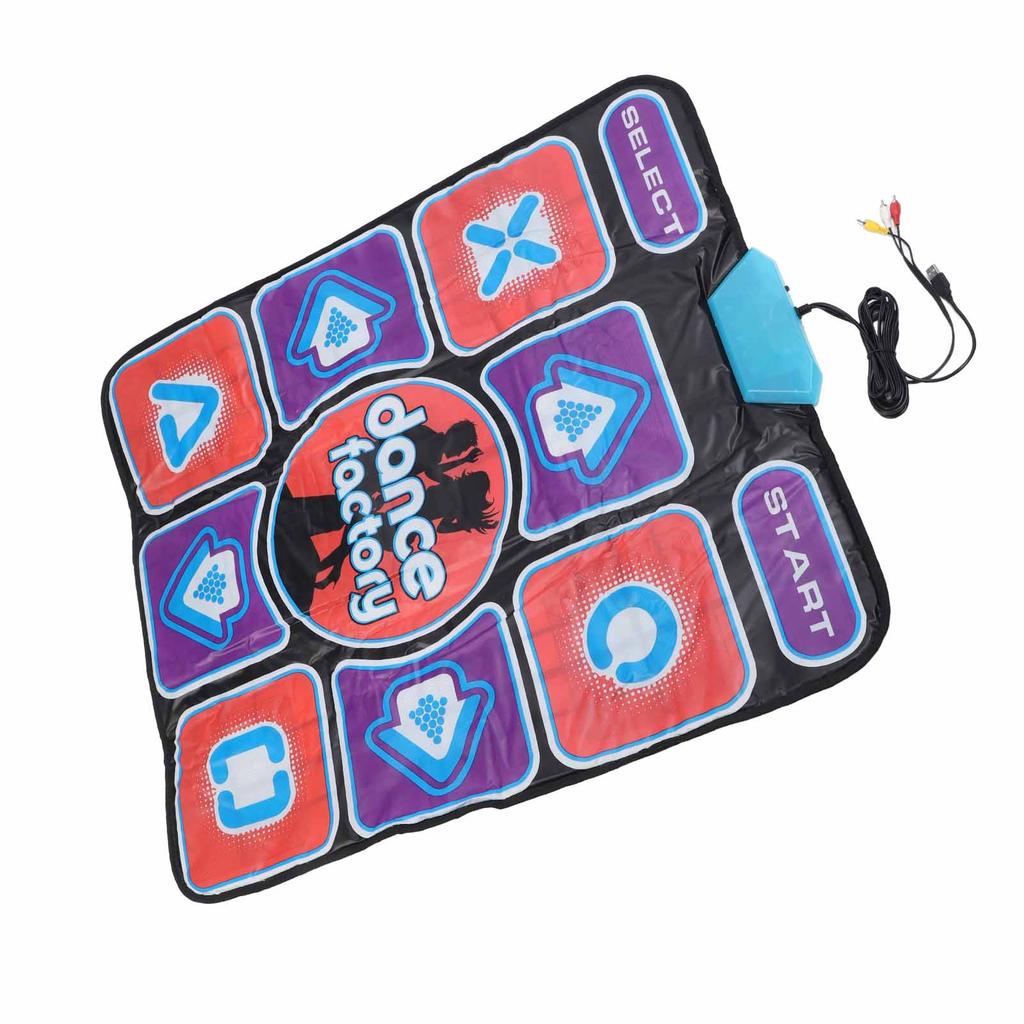 Одиночный танцевальный коврик улучшает координацию предотвращает скольжение электронный танцевальный интерактивный коврик для телевизора