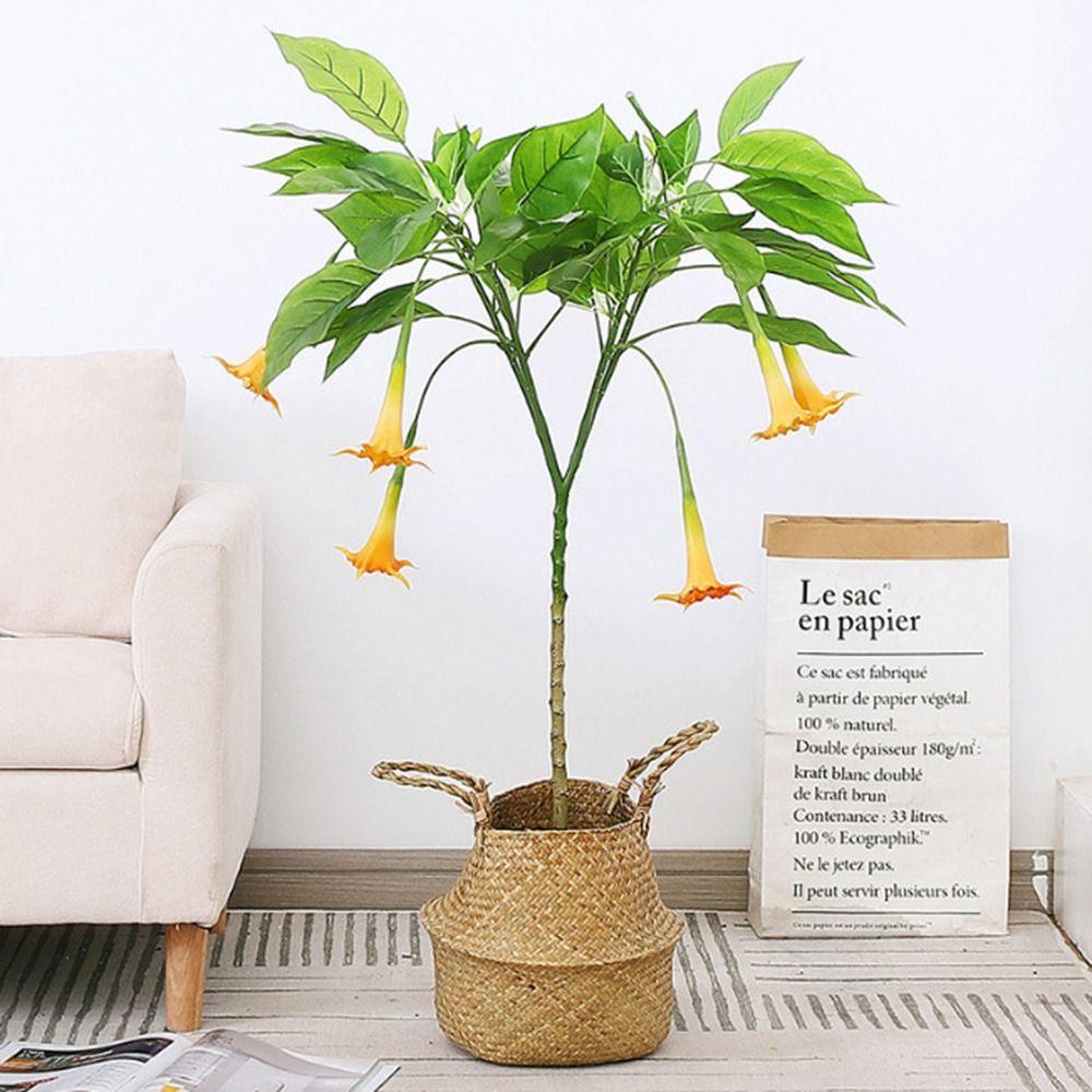 ПУ большой искусственный цветок дурмана эластичный ипомея украшения для комнаты декор