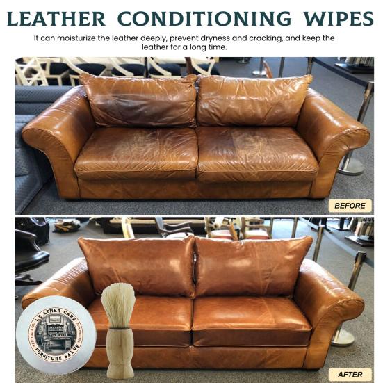 Leather Furniture Salve with Cleaning Brush Scratch Repair Balm Eco-friendly Easy Application High Efficiency Leather Care Cream Cleaner